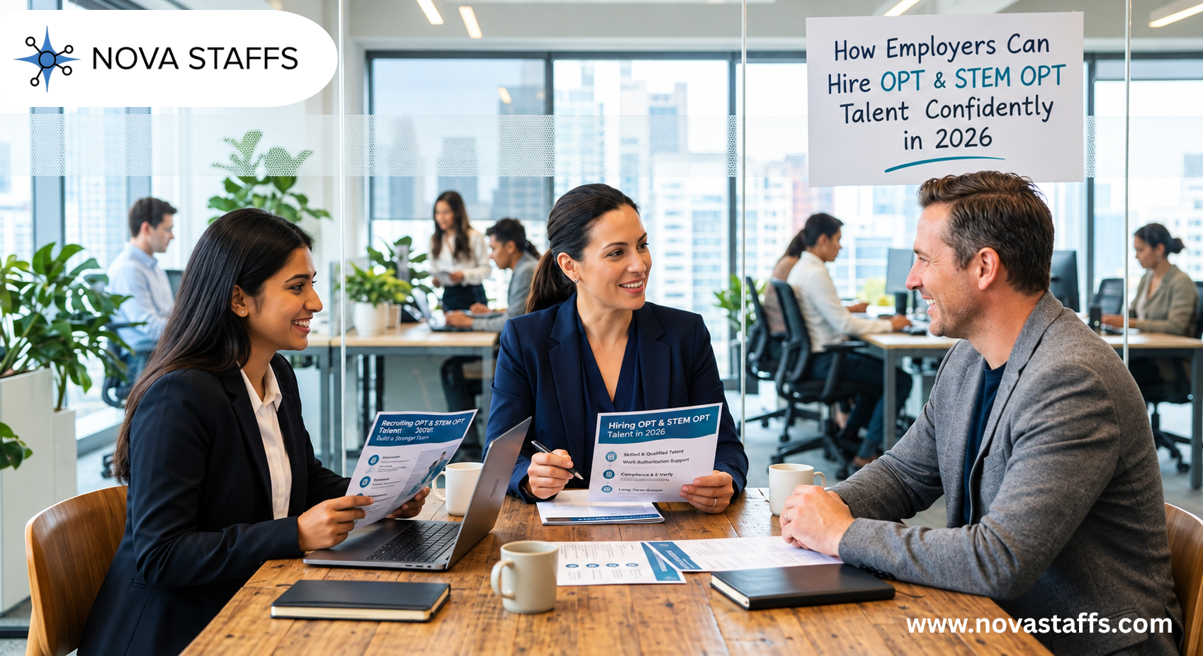 U.S. employers hiring OPT and STEM OPT talent with Nova Staffs